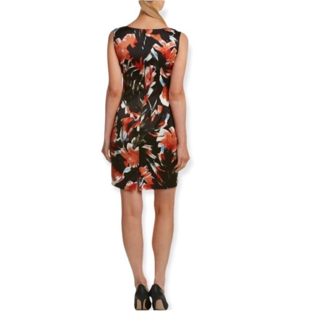 LAFAYETTE 148 New York Rebecca Floral Print Sleeveless Shift Sheath Dress - Picture 2 of 6